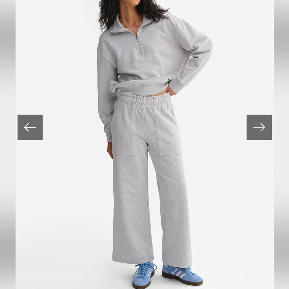 Mate Organic Fleece Wide Leg Pant